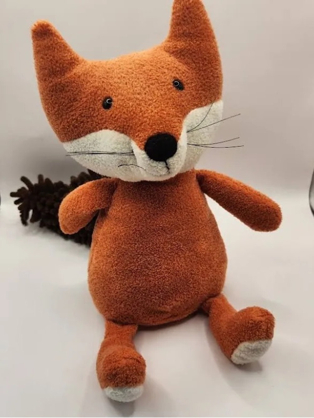Jellycat noodle Fox Plush with Cream Accents